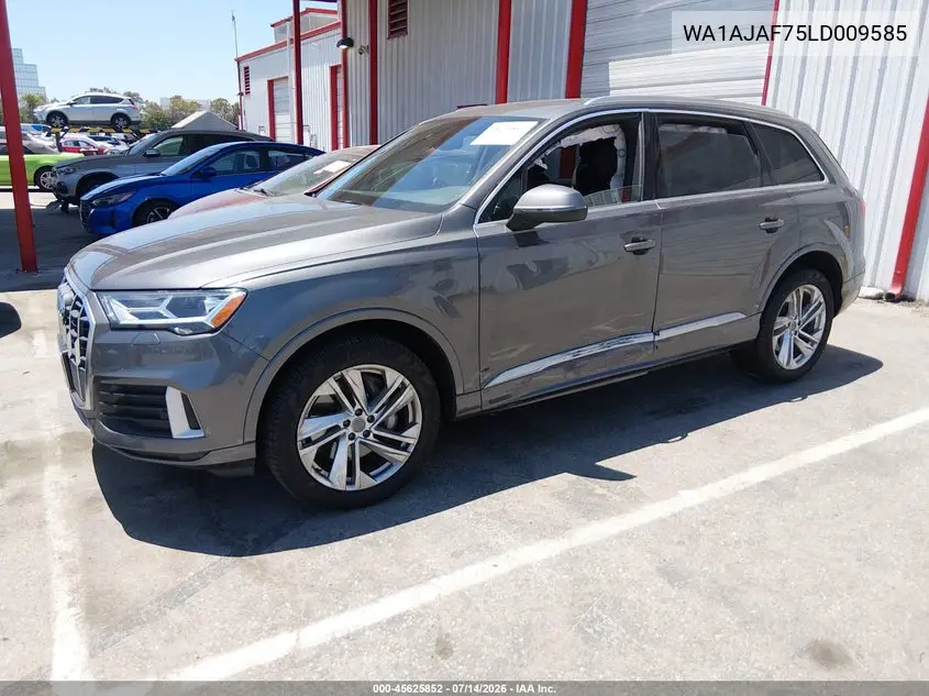 2020 Audi Q7 Premium 45 Tfsi Quattro Tiptronic VIN: WA1AJAF75LD009585 Lot: 45625852