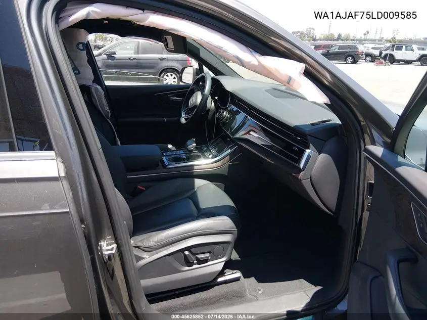 2020 Audi Q7 Premium 45 Tfsi Quattro Tiptronic VIN: WA1AJAF75LD009585 Lot: 45625852