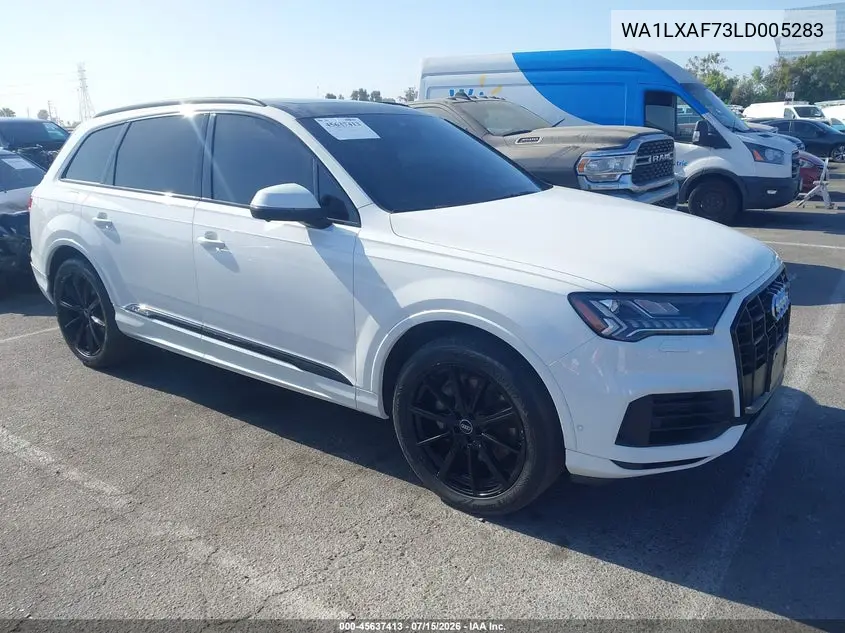 2020 Audi Q7 Premium Plus 55 Tfsi Quattro Tiptronic VIN: WA1LXAF73LD005283 Lot: 45637413