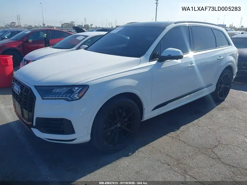 2020 Audi Q7 Premium Plus 55 Tfsi Quattro Tiptronic VIN: WA1LXAF73LD005283 Lot: 45637413