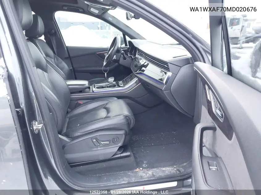 2021 Audi Q7 55 Technik VIN: WA1WXAF70MD020676 Lot: 12522358