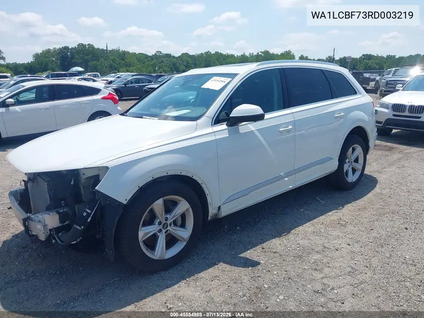 2024 Audi Q7 Premium Plus 45 Tfsi Quattro Tiptronic VIN: WA1LCBF73RD003219 Lot: 45554988