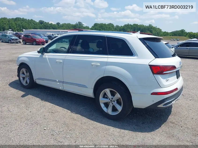 2024 Audi Q7 Premium Plus 45 Tfsi Quattro Tiptronic VIN: WA1LCBF73RD003219 Lot: 45554988