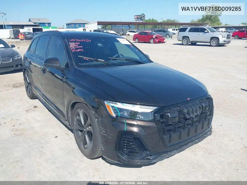 2025 Audi Q7 Prestige 55 Tfsi Quattro Tiptronic VIN: WA1VVBF71SD009285 Lot: 45560254