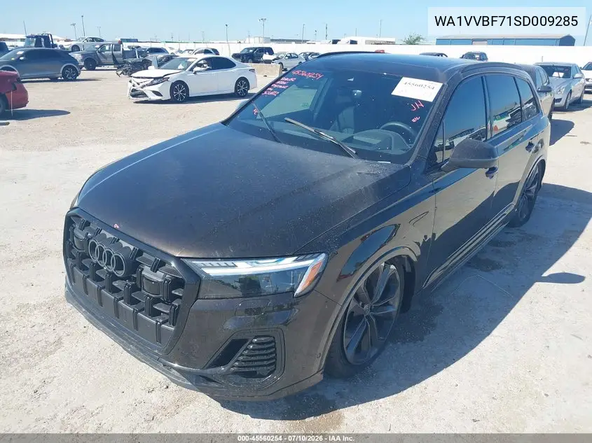 2025 Audi Q7 Prestige 55 Tfsi Quattro Tiptronic VIN: WA1VVBF71SD009285 Lot: 45560254