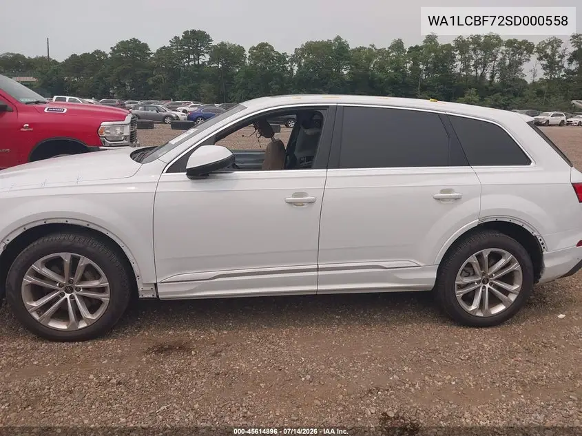 2025 Audi Q7 Premium Plus 45 Tfsi Quattro Tiptronic VIN: WA1LCBF72SD000558 Lot: 45614896