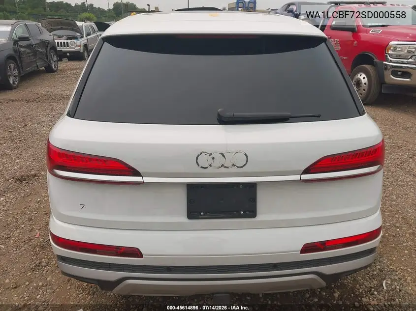 2025 Audi Q7 Premium Plus 45 Tfsi Quattro Tiptronic VIN: WA1LCBF72SD000558 Lot: 45614896