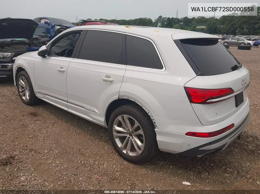 2025 Audi Q7 Premium Plus 45 Tfsi Quattro Tiptronic VIN: WA1LCBF72SD000558 Lot: 45614896