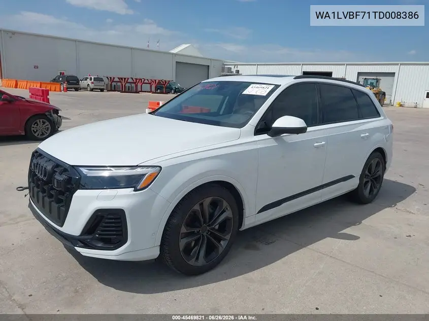 2026 Audi Q7 Premium Plus Tfsi Quattro Tiptronic VIN: WA1LVBF71TD008386 Lot: 45469821
