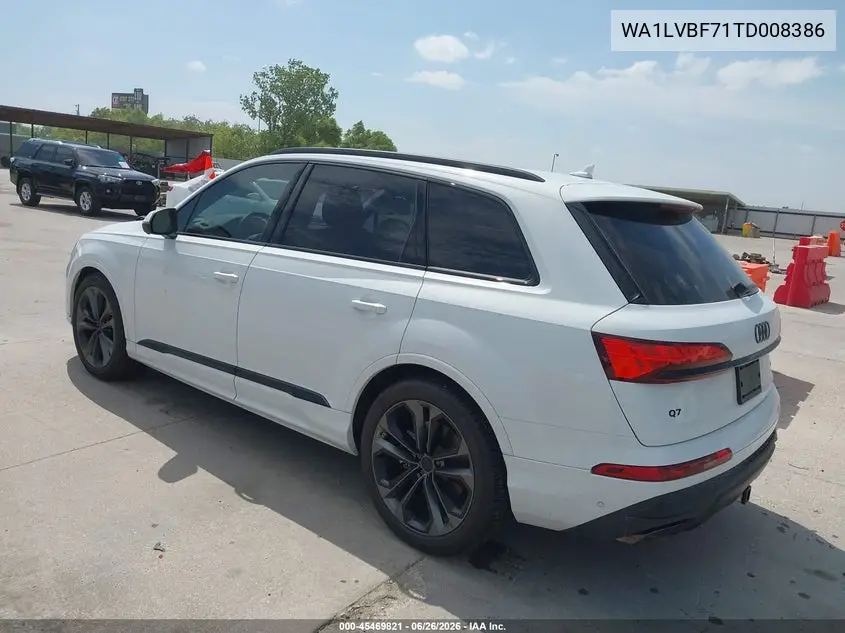 2026 Audi Q7 Premium Plus Tfsi Quattro Tiptronic VIN: WA1LVBF71TD008386 Lot: 45469821