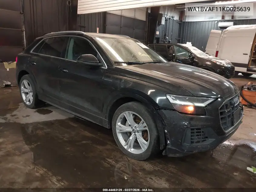 2019 Audi Q8 55 Premium VIN: WA1BVAF11KD025639 Lot: 44463129