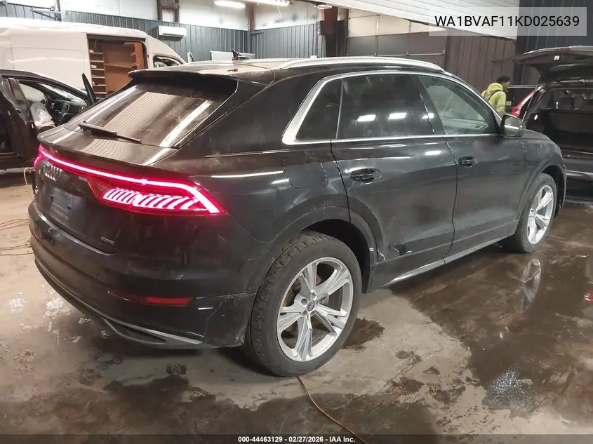 2019 Audi Q8 55 Premium VIN: WA1BVAF11KD025639 Lot: 44463129