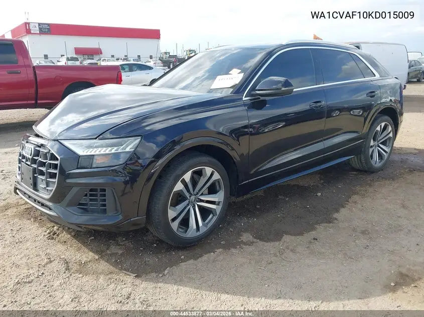 2019 Audi Q8 55 Premium VIN: WA1CVAF10KD015009 Lot: 44533877