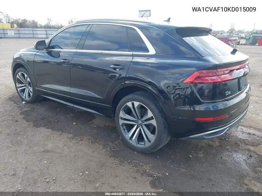 2019 Audi Q8 55 Premium VIN: WA1CVAF10KD015009 Lot: 44533877