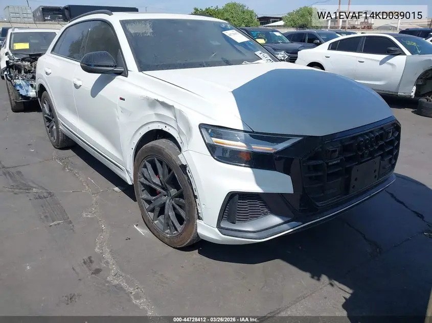 2019 Audi Q8 55 Premium VIN: WA1EVAF14KD039015 Lot: 44728412