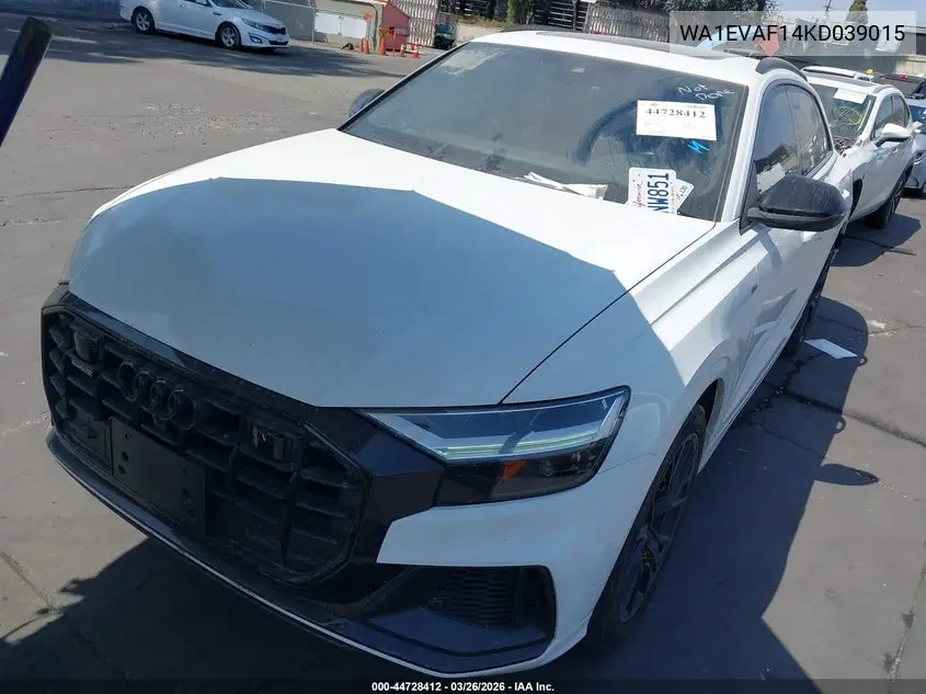 2019 Audi Q8 55 Premium VIN: WA1EVAF14KD039015 Lot: 44728412