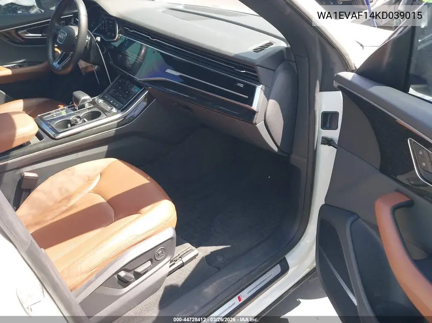 2019 Audi Q8 55 Premium VIN: WA1EVAF14KD039015 Lot: 44728412