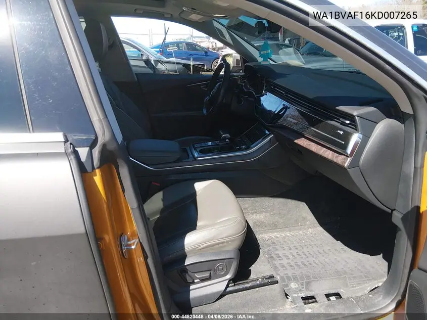 2019 Audi Q8 55 Premium VIN: WA1BVAF16KD007265 Lot: 44820448