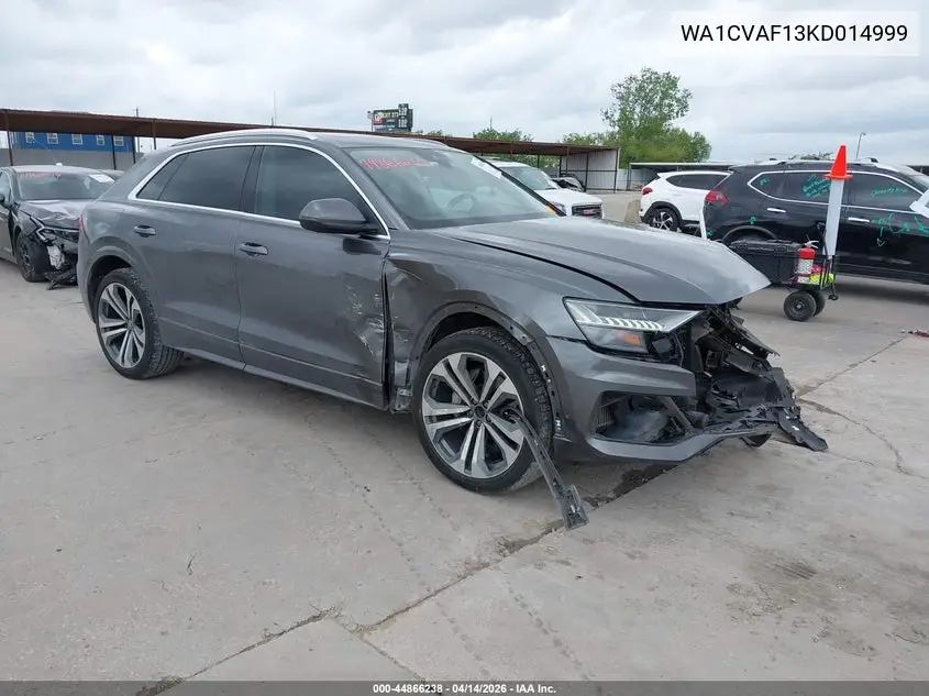 2019 Audi Q8 55 Premium VIN: WA1CVAF13KD014999 Lot: 44866238
