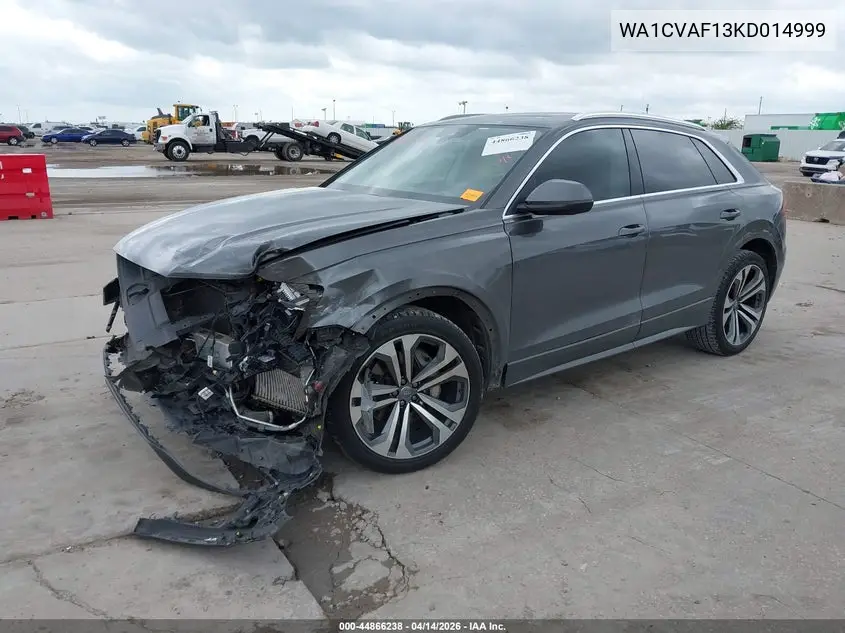 2019 Audi Q8 55 Premium VIN: WA1CVAF13KD014999 Lot: 44866238