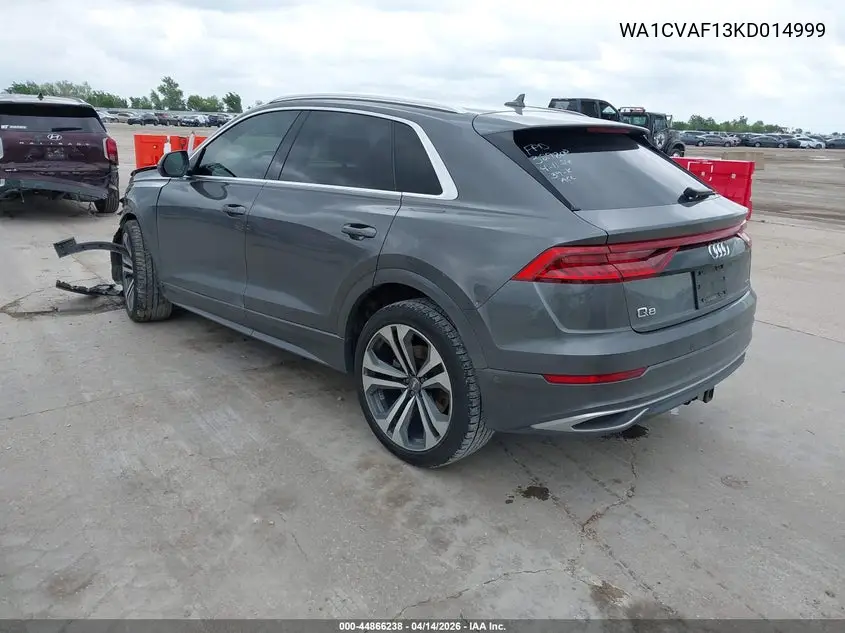 2019 Audi Q8 55 Premium VIN: WA1CVAF13KD014999 Lot: 44866238