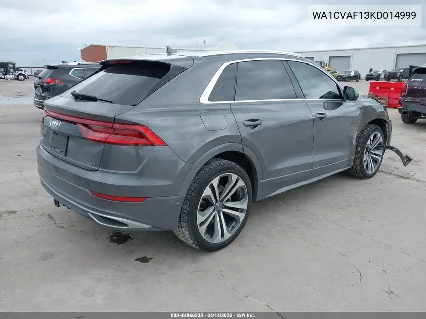 2019 Audi Q8 55 Premium VIN: WA1CVAF13KD014999 Lot: 44866238