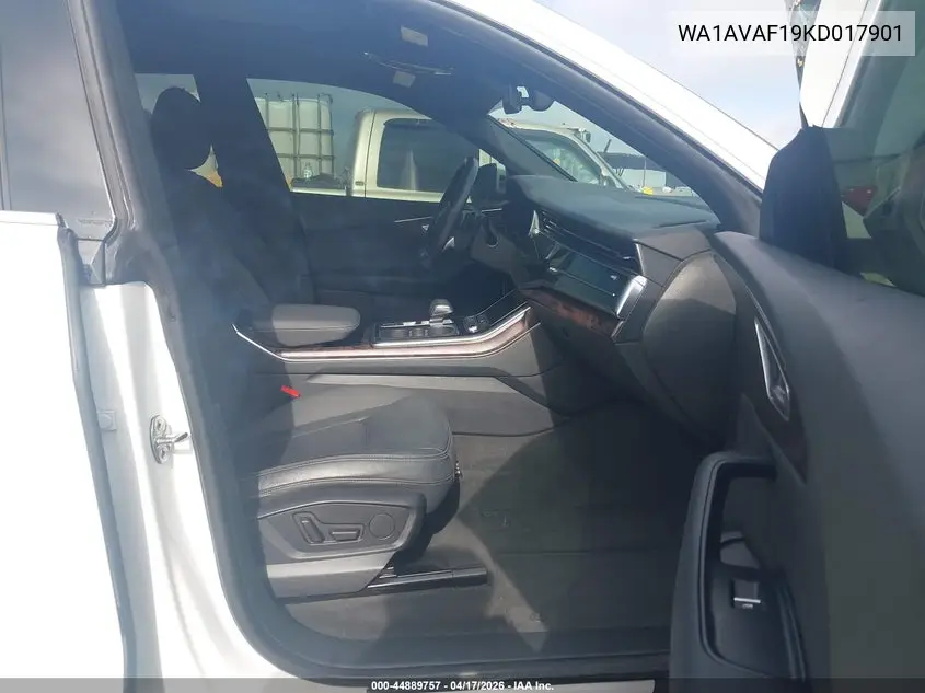 2019 Audi Q8 55 Premium VIN: WA1AVAF19KD017901 Lot: 44889757