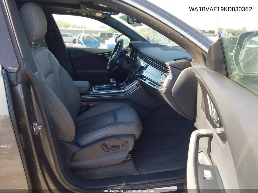 2019 Audi Q8 55 Premium VIN: WA1BVAF19KD030362 Lot: 45036888