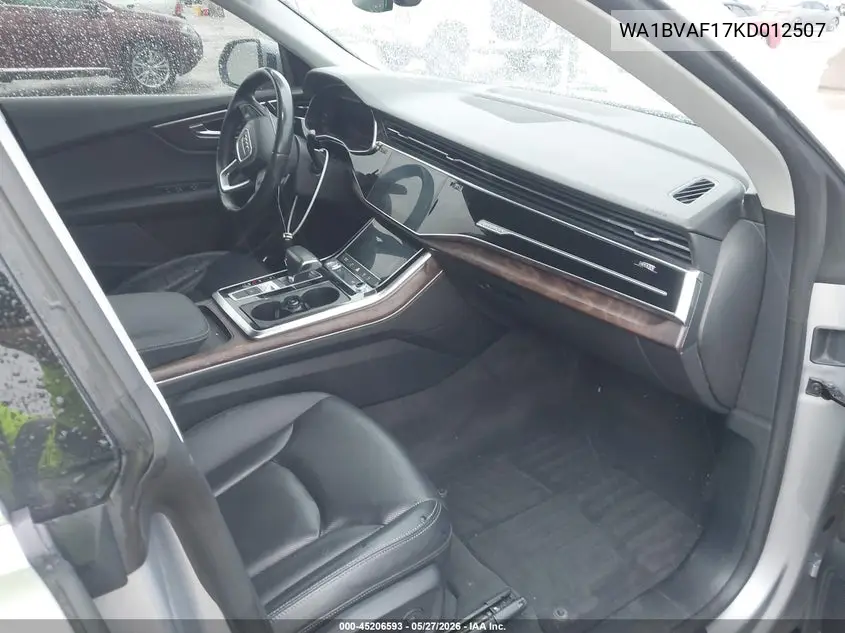 2019 Audi Q8 55 Premium VIN: WA1BVAF17KD012507 Lot: 45206593