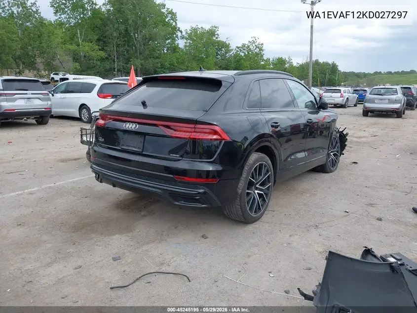 2019 Audi Q8 55 Premium VIN: WA1EVAF12KD027297 Lot: 45245195