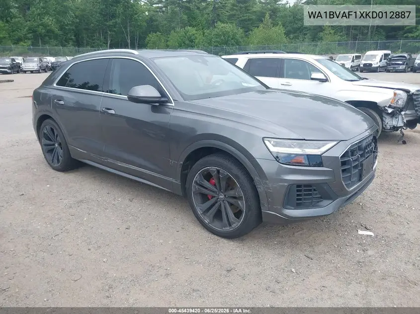 2019 Audi Q8 55 Premium VIN: WA1BVAF1XKD012887 Lot: 45439420