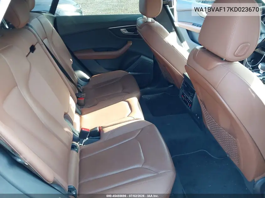 2019 Audi Q8 55 Premium VIN: WA1BVAF17KD023670 Lot: 45488696