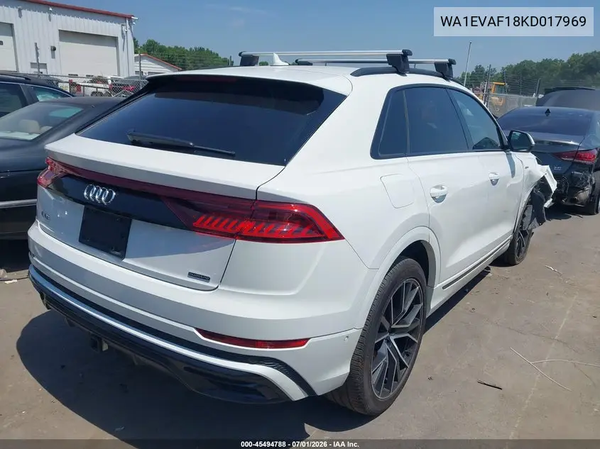 2019 Audi Q8 55 Premium VIN: WA1EVAF18KD017969 Lot: 45494788