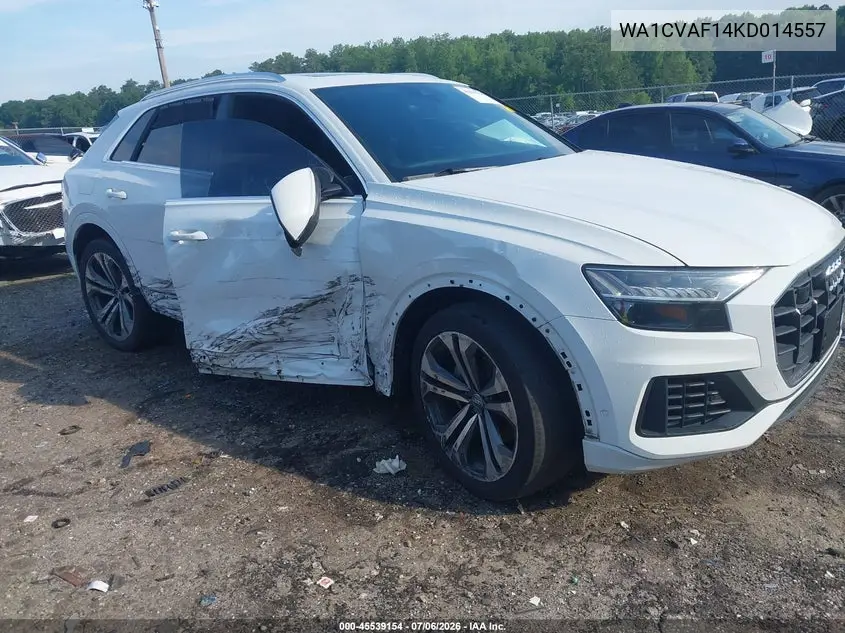 2019 Audi Q8 55 Premium VIN: WA1CVAF14KD014557 Lot: 45539154
