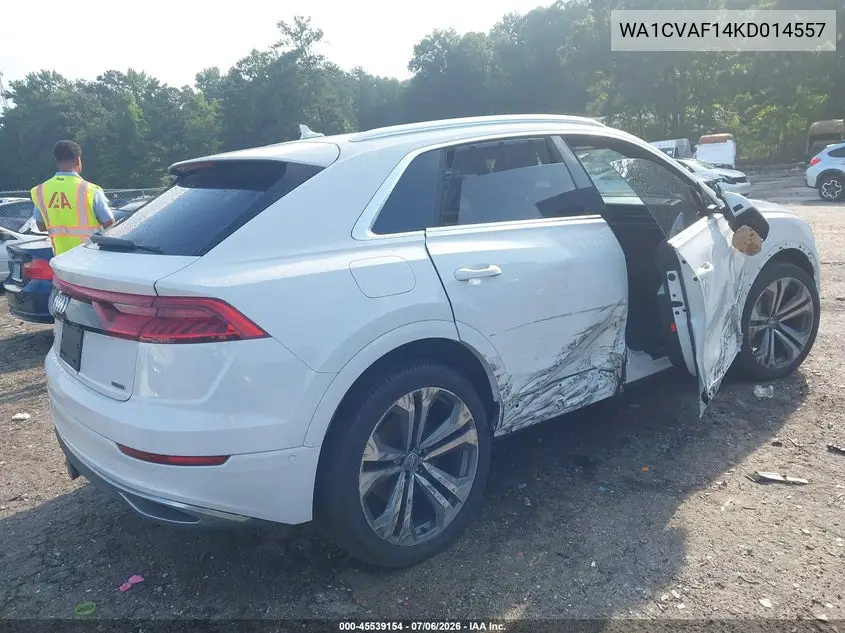 2019 Audi Q8 55 Premium VIN: WA1CVAF14KD014557 Lot: 45539154