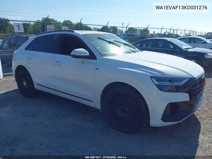 2019 Audi Q8 55 Premium VIN: WA1EVAF13KD031276 Lot: 45671071