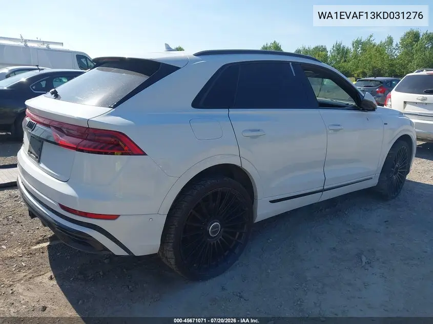 2019 Audi Q8 55 Premium VIN: WA1EVAF13KD031276 Lot: 45671071
