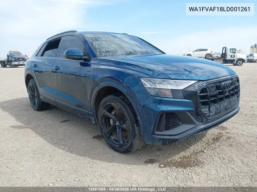 2020 Audi Q8 55 Technik VIN: WA1FVAF18LD001261 Lot: 12561595