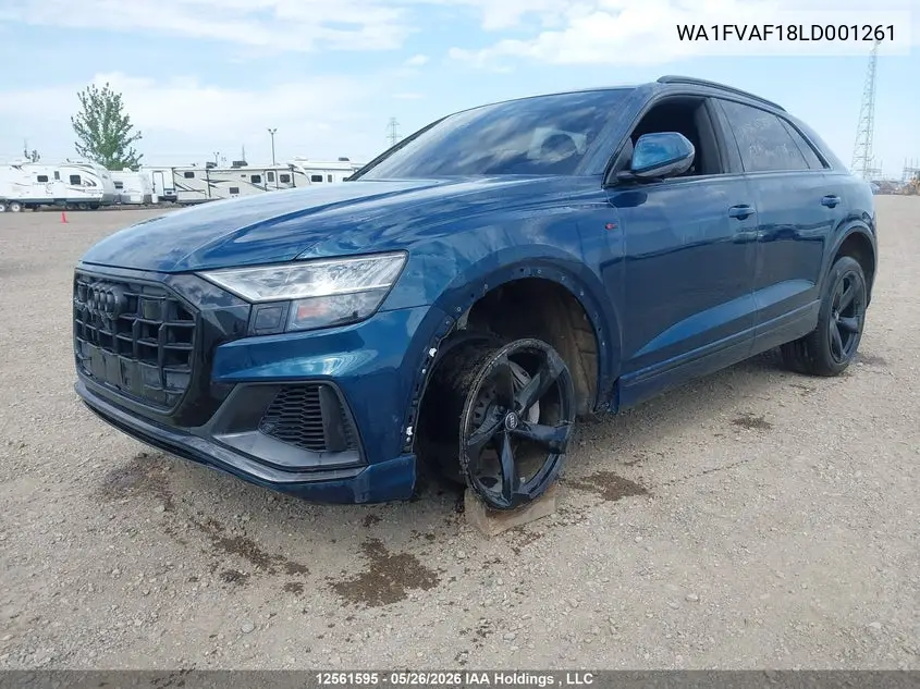 2020 Audi Q8 55 Technik VIN: WA1FVAF18LD001261 Lot: 12561595