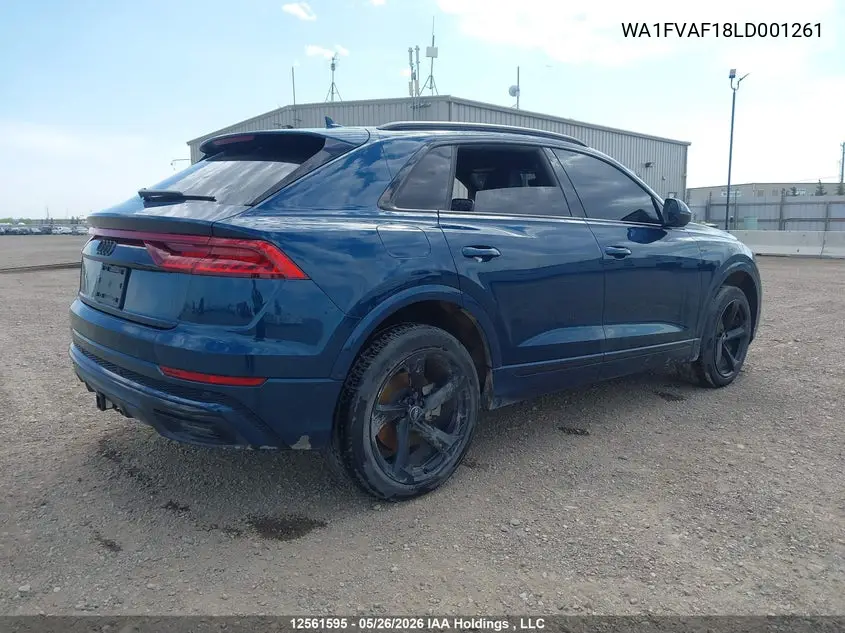 2020 Audi Q8 55 Technik VIN: WA1FVAF18LD001261 Lot: 12561595