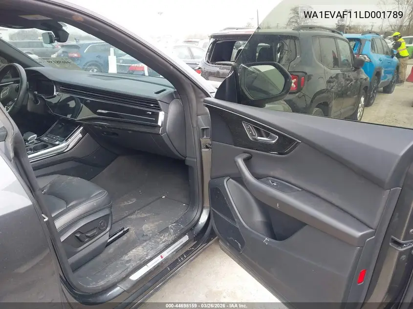 2020 Audi Q8 Premium Plus 55 Tfsi Quattro Tiptronic VIN: WA1EVAF11LD001789 Lot: 44698159