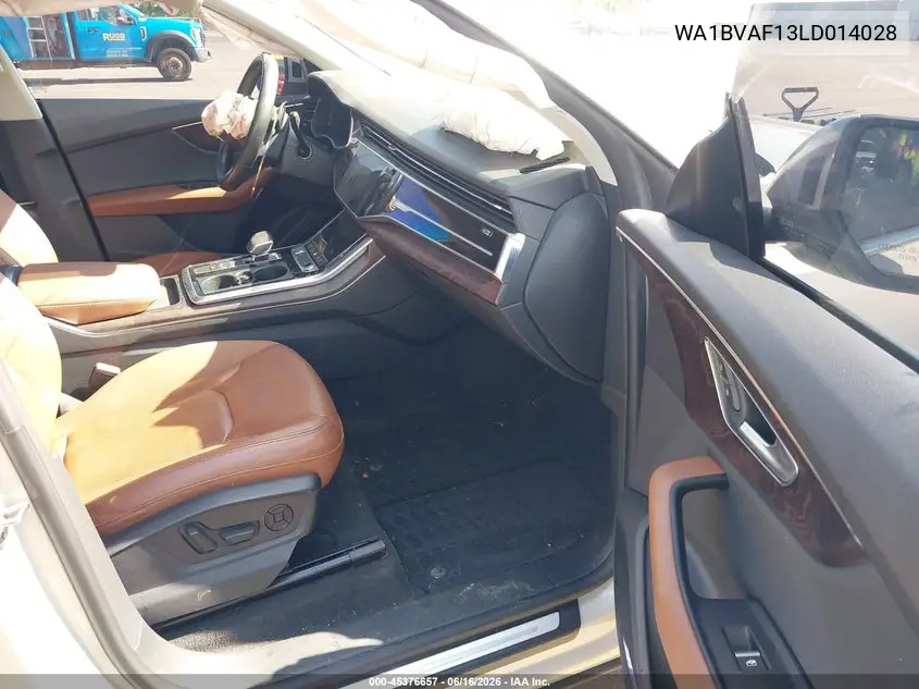 2020 Audi Q8 Premium Plus 55 Tfsi Quattro Tiptronic VIN: WA1BVAF13LD014028 Lot: 45376657