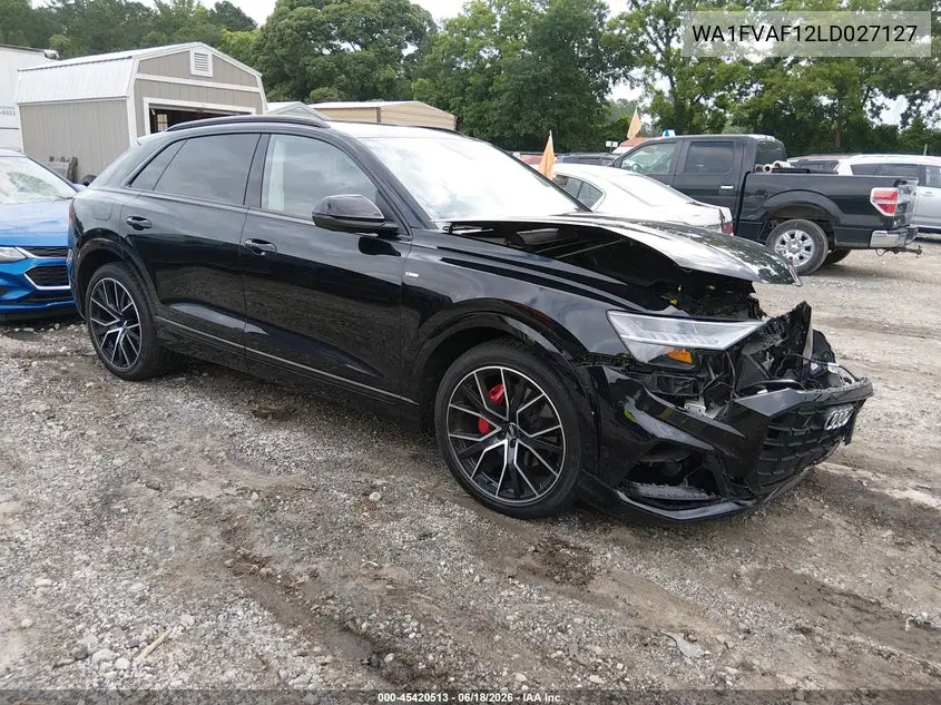 2020 Audi Q8 Prestige 55 Tfsi Quattro Tiptronic VIN: WA1FVAF12LD027127 Lot: 45420513