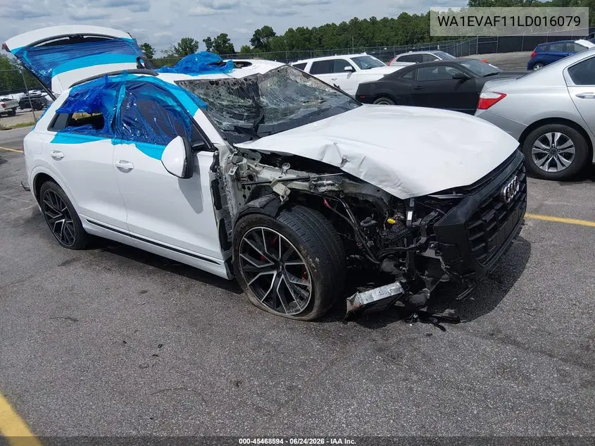 2020 Audi Q8 Premium Plus 55 Tfsi Quattro Tiptronic VIN: WA1EVAF11LD016079 Lot: 45468594