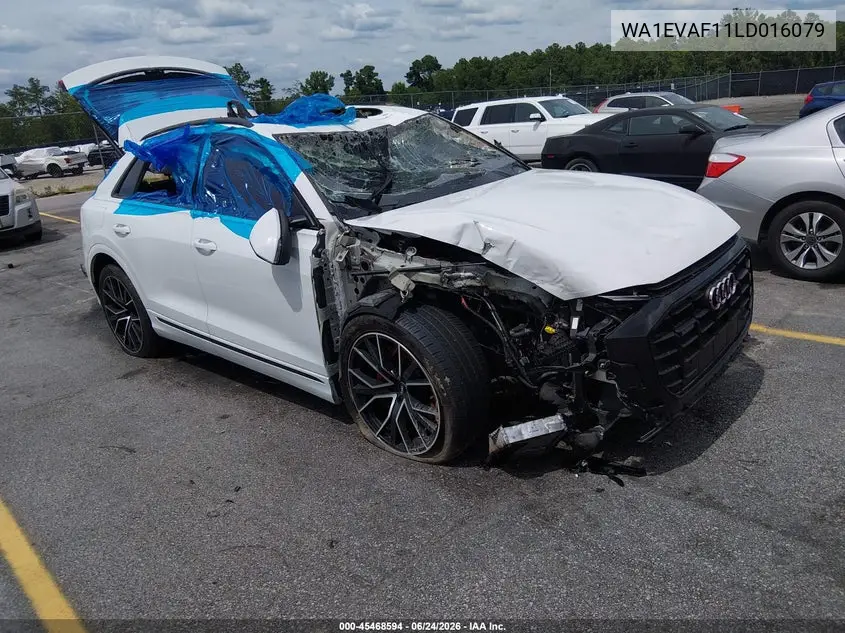 2020 Audi Q8 Premium Plus 55 Tfsi Quattro Tiptronic VIN: WA1EVAF11LD016079 Lot: 45468594