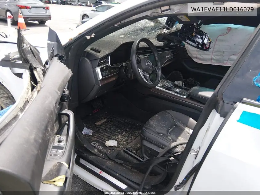 2020 Audi Q8 Premium Plus 55 Tfsi Quattro Tiptronic VIN: WA1EVAF11LD016079 Lot: 45468594