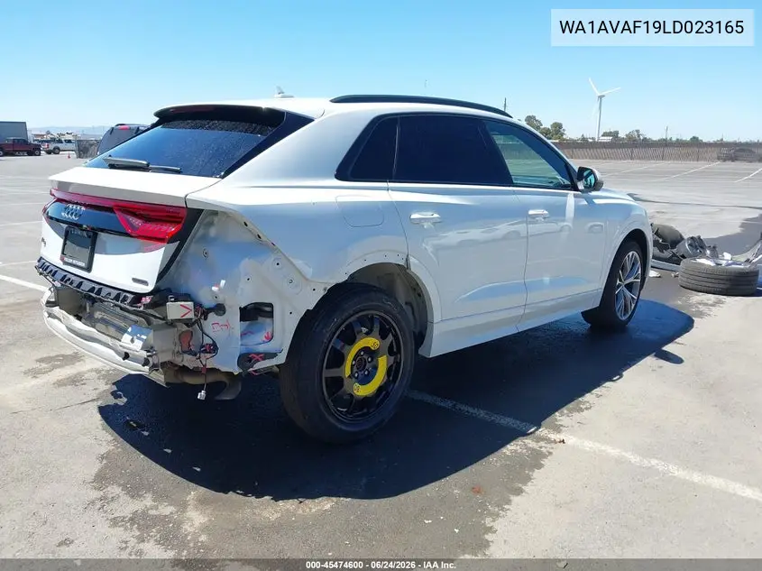 2020 Audi Q8 Premium 55 Tfsi Quattro Tiptronic VIN: WA1AVAF19LD023165 Lot: 45474600