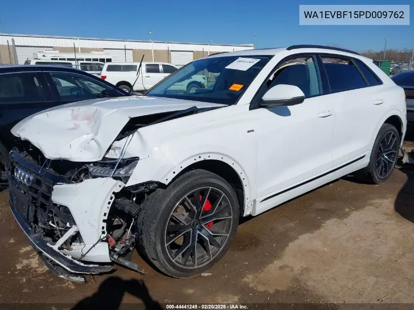 2023 Audi Q8 Premium Plus 55 Tfsi Quattro Tiptronic VIN: WA1EVBF15PD009762 Lot: 44441249