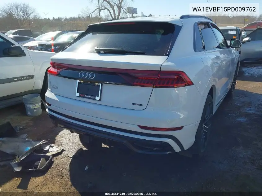 2023 Audi Q8 Premium Plus 55 Tfsi Quattro Tiptronic VIN: WA1EVBF15PD009762 Lot: 44441249