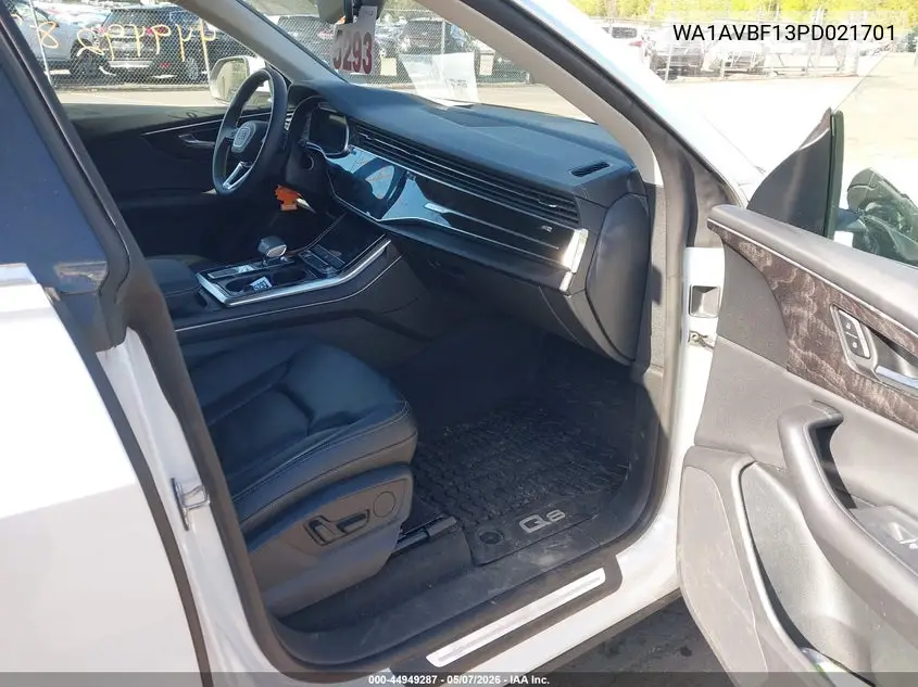 2023 Audi Q8 Premium 55 Tfsi Quattro Tiptronic VIN: WA1AVBF13PD021701 Lot: 44949287